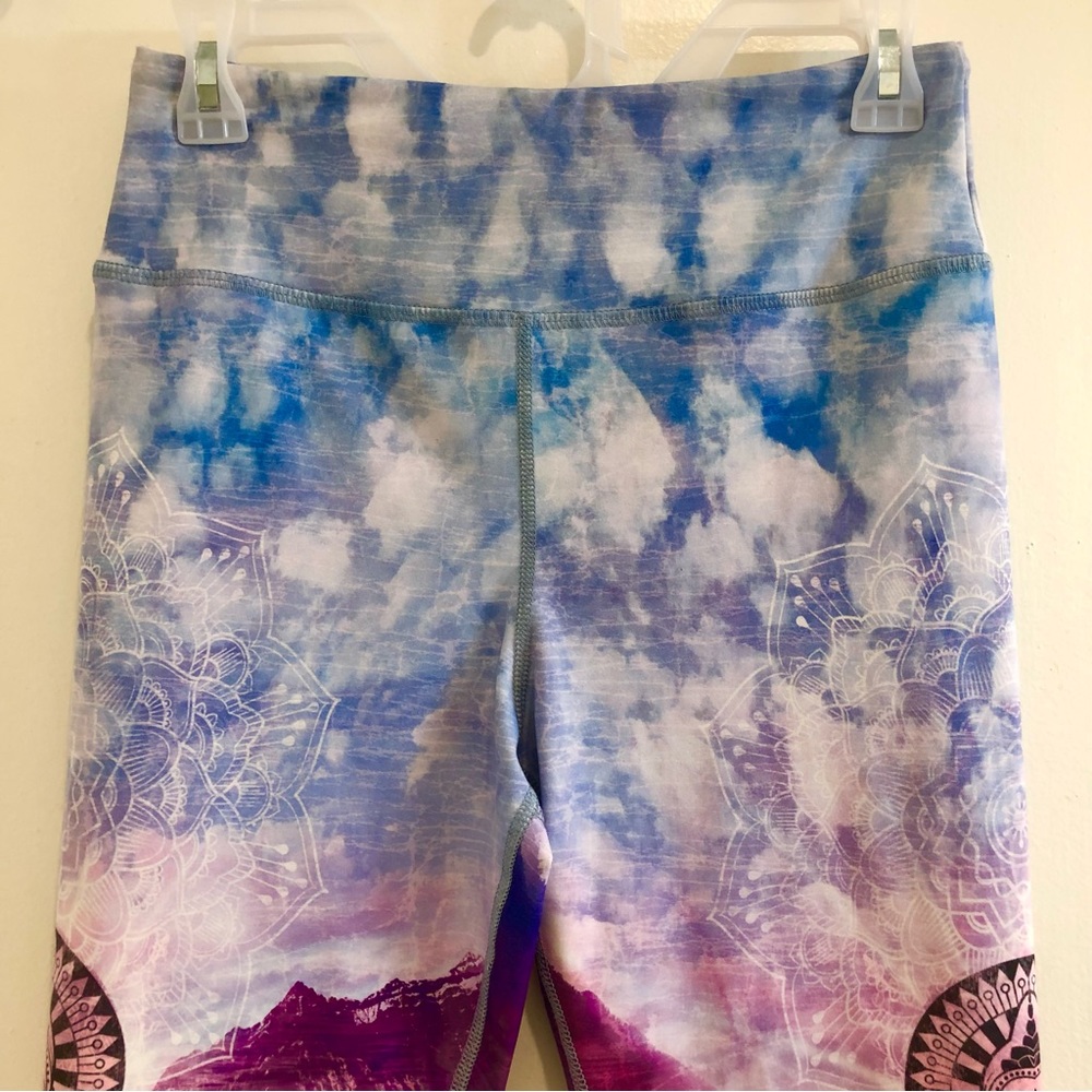 Evolution And Creation Multicolor Artistic Leggin… - image 3